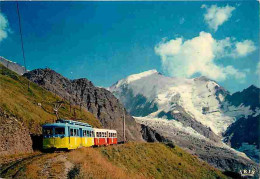 Trains - Le Train Du Mont Blanc TMB - Saint Gervais Les Bains - Le TMB - Le Glacier - L'aiguille De Bionnassay - Carte N - Trains