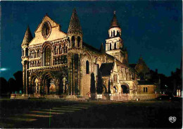 86 - Poitiers - L'Eglise Notre Dame La Grande - Vue De Nuit - Carte Neuve - CPM - Voir Scans Recto-Verso - Poitiers