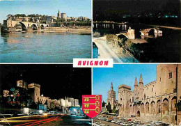 84 - Avignon - Multivues - Blasons - Automobiles - Flamme Postale - CPM - Voir Scans Recto-Verso - Avignon