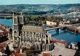 78 - Mantes La Jolie - Collégiale Notre-Dame - Vue Aérienne - CPM - Carte Neuve - Voir Scans Recto-Verso - Mantes La Jolie