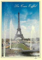75 - Paris - Tour Eiffel - Jets D'eau Du Trocadéro - Carte Neuve - CPM - Voir Scans Recto-Verso - Tour Eiffel