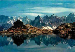 74 - Chamonix - Mont-Blanc - Le Lac Blanc - Les Grandes Jorasses - Les Aiguilles De Chamonix - Le Mont-Blanc - CPM - Voi - Chamonix-Mont-Blanc