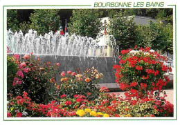 52 - Bourbonne Les Bains - Place Des Bains La Fontaine Des Thermes - Fleurs - Jets D'eau - CPM - Voir Scans Recto-Verso - Bourbonne Les Bains