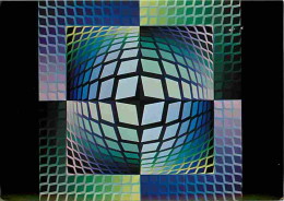 Art - Peinture - Victor Vasarely - Ouasar-Zett - CPM - Voir Scans Recto-Verso - Pintura & Cuadros