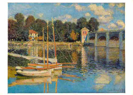 Art - Peinture - Claude Monet - Le Pont D'Argenteuil - CPM - Voir Scans Recto-Verso - Peintures & Tableaux