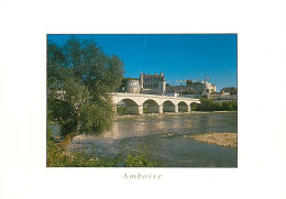 37 - Amboise - Le Pont Sur La Loire Et Le Château Du XVe Siècle (tour Des Minimes, Logis Du Roi, Remparts Et La Chapelle - Amboise