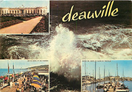 14 - Deauville - Multivues - Effet De Vagues - Carte Neuve - CPM - Voir Scans Recto-Verso - Deauville