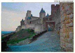 11 - Carcassonne - La Cité Médiévale - La Porte D'Aude - Le Château Comtal - Carte Neuve - CPM - Voir Scans Recto-Verso - Carcassonne