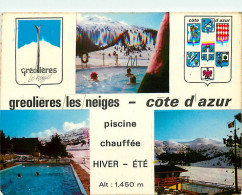 06 - Gréolières Les Neiges - Multivues - Blasons - Piscine - CPM - Voir Scans Recto-Verso - Other & Unclassified