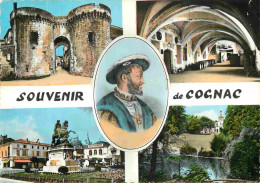 16 - Cognac - Multivues - Mention Photographie Véritable - Carte Dentelée - CPSM Grand Format - Voir Scans Recto-Verso - Cognac