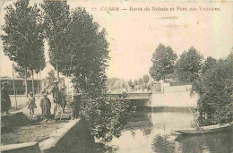 58 - Cosne Cours Sur Loire - Bords Du Nohain Et Pont Des Victoires - Animée - CPA - Oblitération De 1911 - Voir Scans Re - Cosne Cours Sur Loire