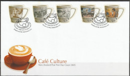 Neuseeland 2005 FDC MiNr.2252 -2256 Kaffeehauskultur ( Dl 110 )günstige Versandkosten - FDC