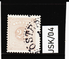 JSK/04 SCHWEDEN 1874  Michl 7 B  PORTO Gez.13 Gestempelt / Entwertet  ZÄHNUNG Und STEMPEL SIEHE ABBILDUNG - Postage Due