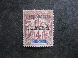 TCH'ONG-K'ING: TB N° 34, Neuf X . - Unused Stamps