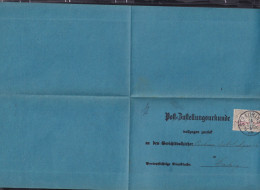 Bayern Post-Zustellungsurkunde Straubing - Cartas & Documentos