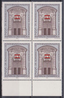 1973 , Mi 1420 ** (3) -  4er Block Postfrisch - Kongreß Des Internationalen Statistischen Instituts - Nuevos