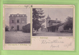 OLD POSTCARD -  LUXEMBOURG - 1905 - WALFERDANGE - STATION - CAFÉ ARGENTIN - Altri & Non Classificati