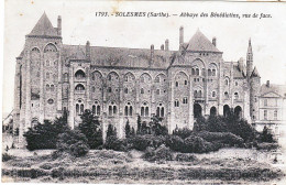 72 SOLESMES Abbaye Des Bénédictins Vue De Face - Solesmes