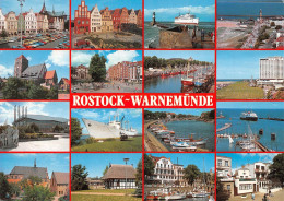 Rostock-Warnemünde Teilansichten Mehrbildkarte Ngl #172.307 - Other & Unclassified