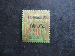 TCH'ONG-K'ING: TB N° 38, Neuf X . - Unused Stamps