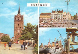 Rostock Kröpeliner Tor Rathaus Überseehafen Glca.1980 #172.308 - Other & Unclassified