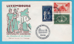 LUXEMBOURG First Day Cover European Community 1956 ** - FDC