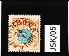 JSK/05 SCHWEDEN 1878 Michl 27 Gestempelt / Entwertet  ZÄHNUNG Und STEMPEL SIEHE ABBILDUNG - Used Stamps