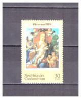 NOUVELLES  HEBRIDES     N °  547   .  30   FNH   NOEL   .  NEUF    **  . SUPERBE  . - Nuevos