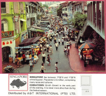 Singapore CHINATOWN (Smith Street), +/- 1979, JS 9 Distributed By A&T INTERNATIONAL (PTE)_UNC_cpc - Singapour
