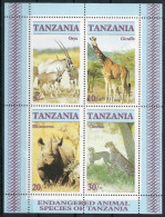 TANZANIE - ANIMAUX SAUVAGES - BF 47 - NEUF** MNH - Sonstige & Ohne Zuordnung