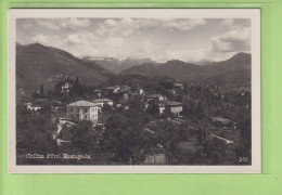 OLD PHOTO POSTCARD - SWITZERLAND -  COLLINA D'ORO - MONTAGNOLA - Montagnola
