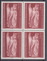 1973 , Mi 1434 ** (3) -  4er Block Postfrisch - Tag Der Briefmarke - Nuevos