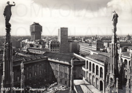 CARTOLINA  C17 MILANO,LOMBARDIA-PANORAMA DAL DUOMO-STORIA,MEMORIA,CULTURA,RELIGIONE,BELLA ITALIA,VIAGGIATA 1963 - Milano (Milan)