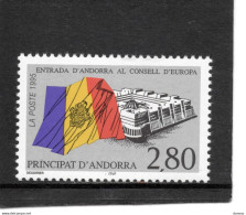 ANDORRE 1995 Conseil De L'Europe, Drapeau Yvert 466 NEUF** MNH Cote 2 Euros - Unused Stamps