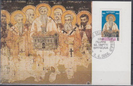 Yugoslavia 1985 St. Methodius 1v Maxicard (59985) - Cartes-maximum