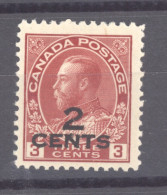 Canada  :  Yv  120  * - Nuovi