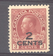 Canada  :  Yv  120  *               ,    N2 - Unused Stamps