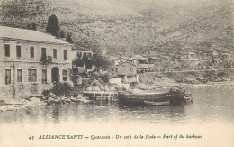 ALBANIE   ALLIANCE SANTI  Un Coin De La Rade - Albanie