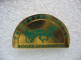 Pin's Du Trotting Club, Roger Vercruysse Célèbre Jockey - Animali