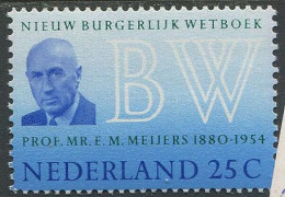 Netherlands:Holland:Unused StampProf. MR. E.M.Meijers 1880-1954, MNH - Ungebraucht