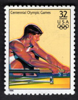 204360149  1996 (XX) SCOTT 3068L POSTFRIS MINT NEVER HINGED - OLYMPIC GAMES - MEN S ROWING - Unused Stamps