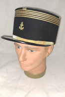 Képi Colonel Troupes De Marine - Cascos