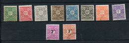 COTE D'IVOIRE TAXE 9/18 OBLITERES - Used Stamps