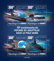 Djibouti 2023 War 65th Anniversary Of The Voyage Of The Nautilus To The North Pole S202404 - Djibouti (1977-...)