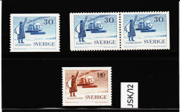 JSK/12  SCHWEDEN 1958  Michl  434/35  ** Postfrisch ZÄHNUNG SIEHE ABBILDUNG - Ongebruikt