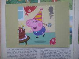 Carte Postale, Peppa Pig, George - Postzegels (afbeeldingen)