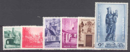 COB 946/51 Brugge-Bruges 1954 MH-met Scharnier-neuf Avec Charniere - Nuevos