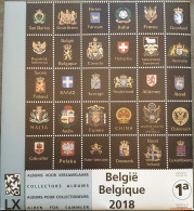 België, België, Materiaal 2018 - Davo - Davo België 2018 - 1a - LX  295/297, B211 / 222 + Info Sheet - Pre-printed Pages