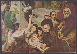 PV344/ Jean Emmanuel VAN DEN BUSSCHE, *Histoire De La Poste, Fragment*, Bruxelles, Musée Postal - Paintings