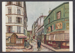 PU109/ Maurice UTRILLO, *La Rue Seveste*, Paris, Petit Palais - Malerei & Gemälde